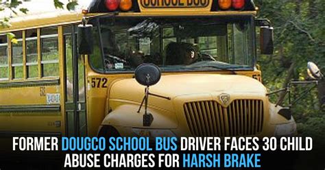 Former DougCo school bus driver facing 30 misdemeanor child abuse charges for hard brake